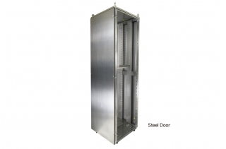 Outdoor steel door