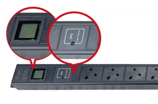 Surge Protect, Voltage+Ampere Meter