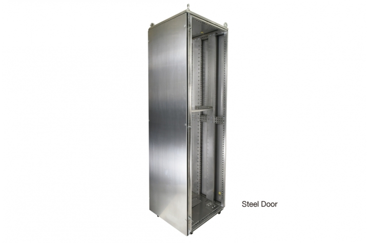 Outdoor steel door