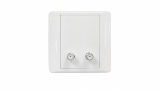 Eight tv15f wallplate